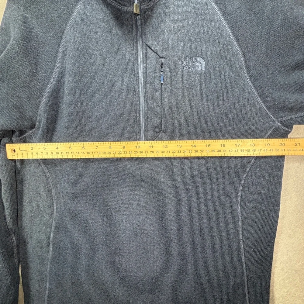 The North Face Fleece Pullover Mens Medium Gordon Lyons Quarter Zip Navy Blue‎